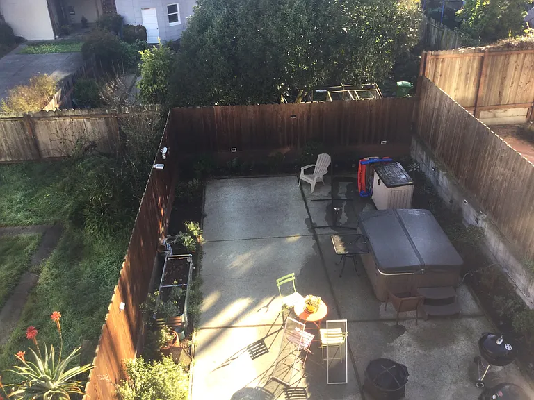 Shared back yard