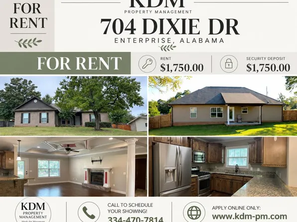 704 Dixie Dr, Enterprise, AL 36330