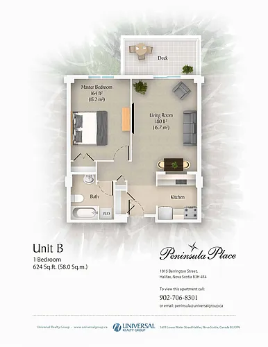 Floor plan 1 Bedroom