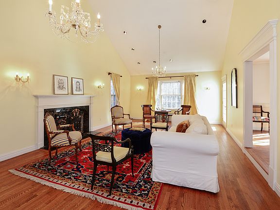 Formal Living Room with Vaulted Ceiling