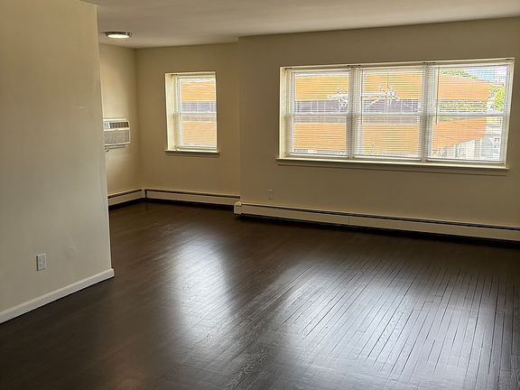 living room with new in wall ac