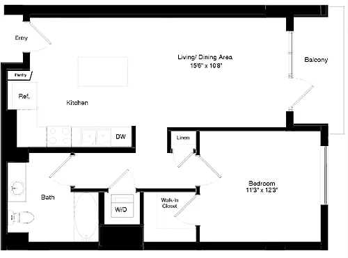 Floor plan Tower A1 Alt 2