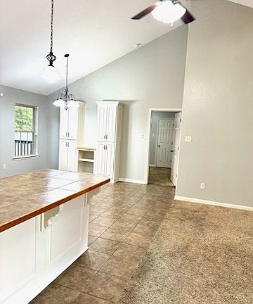 View of Dining and Living Area