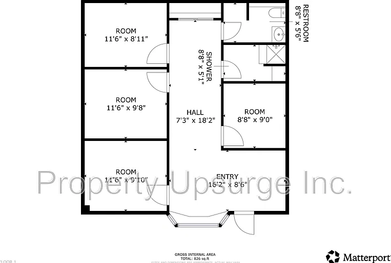 Studio, 2.0 bath, 826 sqft, $1,095 — Photo 2