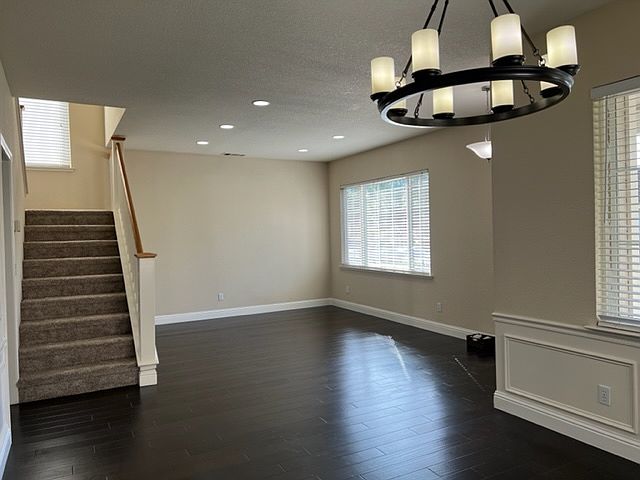 Entry and living area