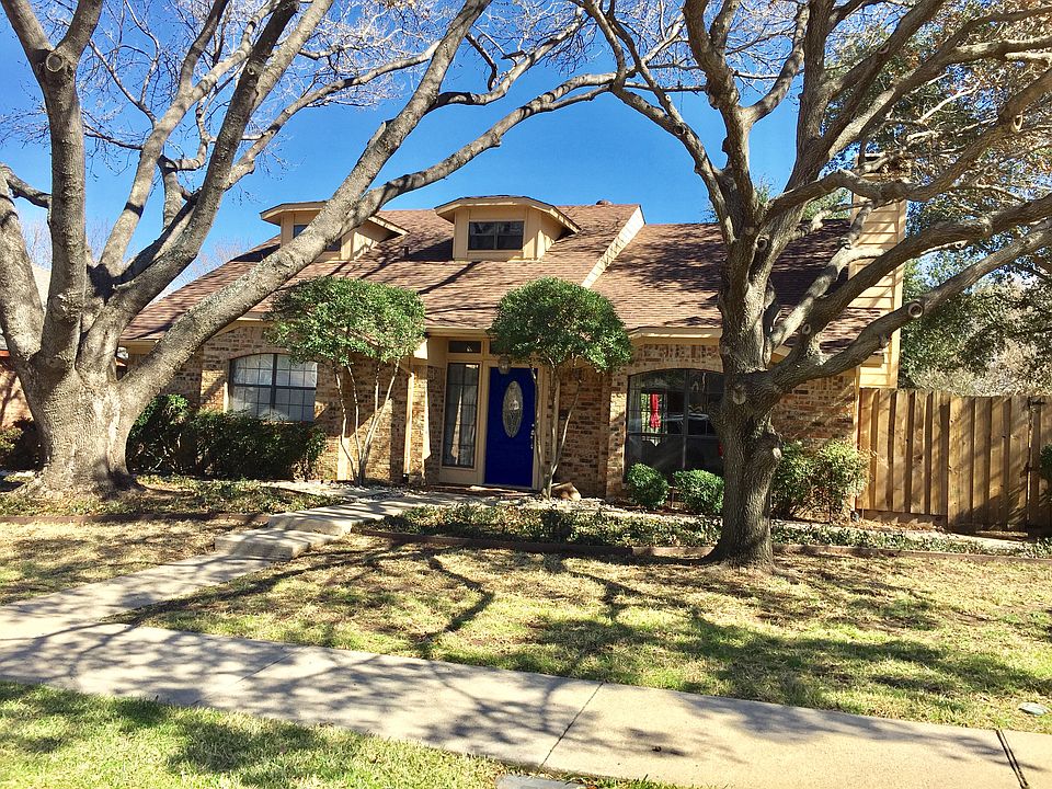 Huge trees with landscaping