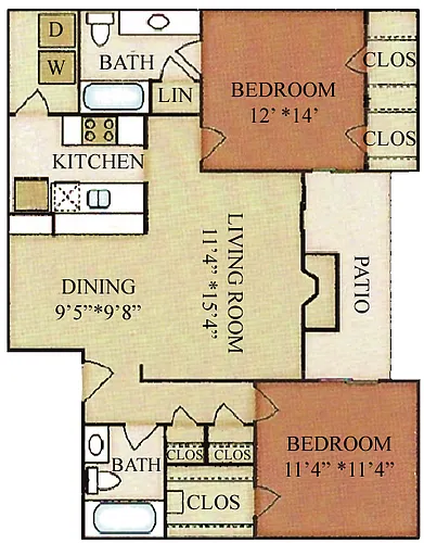 Floor plan B3