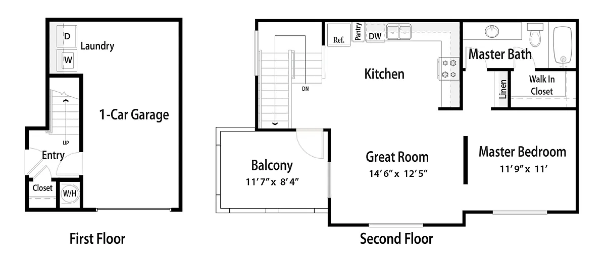 Floor plan The Flats Plan 2A