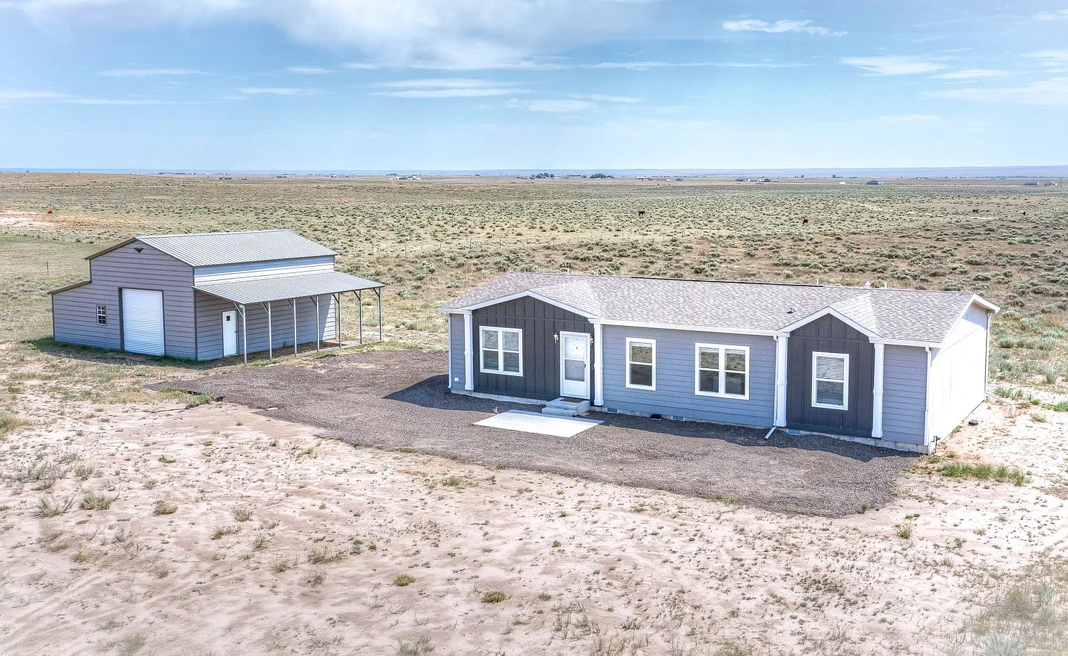 3 Bed | 2 Bath Ranch Home on 35 Acres with 4-Car Detached Garage Hayden Point Estates — Photo 1
