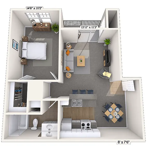 Floor plan Bluebonnett