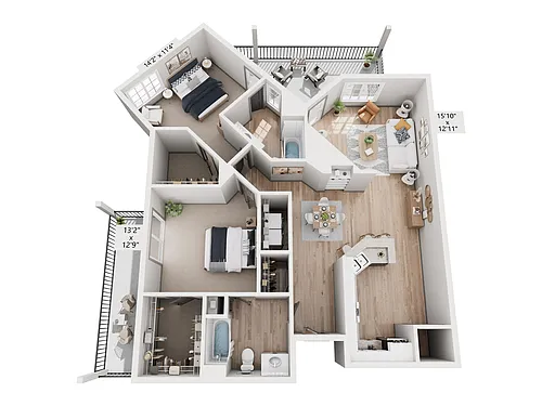 Floor plan B3
