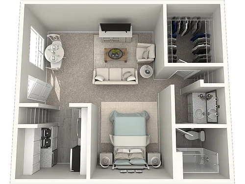 Floor plan Studio