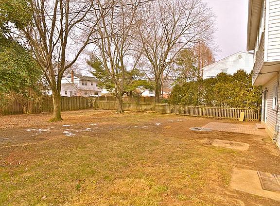 Fenced in back yard