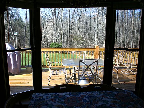 View from kitchen nook