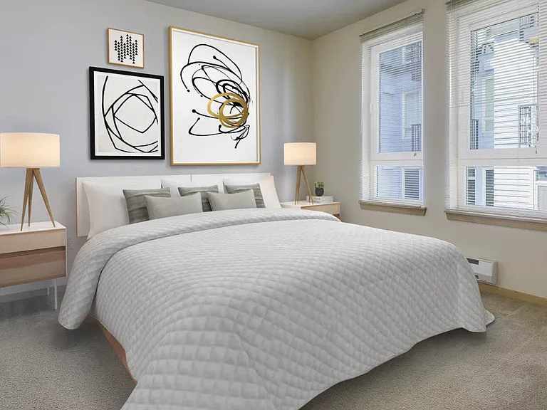 Carpeted Bedroom
