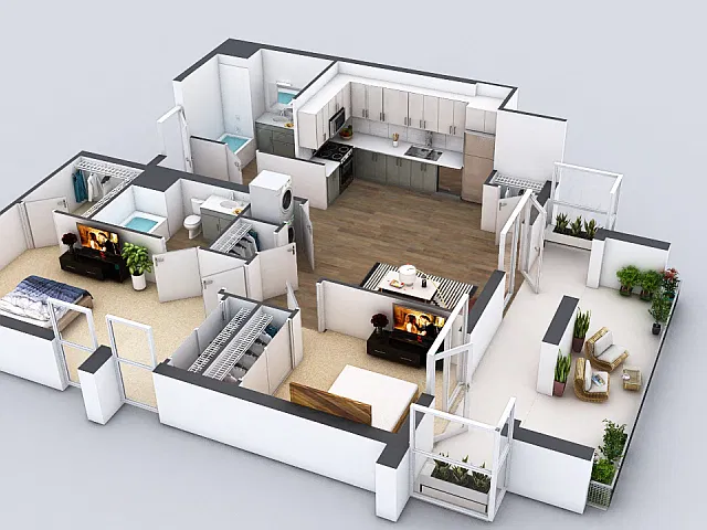 Floor plan B6