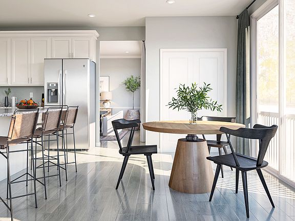 Dining area adjacent to kitchen