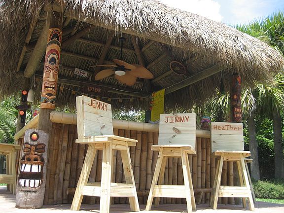 Tiki Bar on Island Time