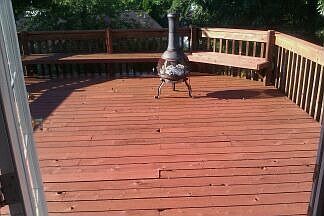 Huge circular deck
