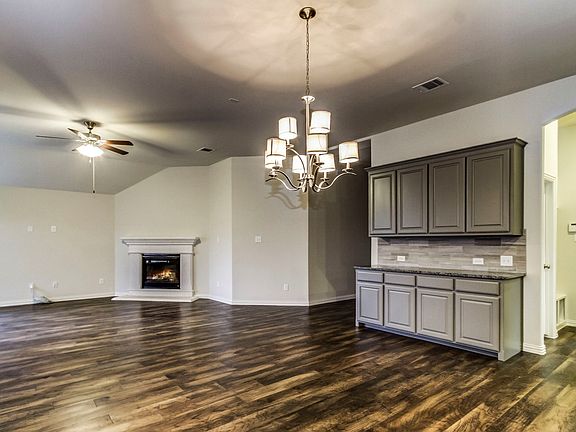 Spacious dining area