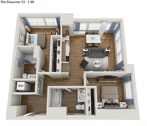 Floor plan D1