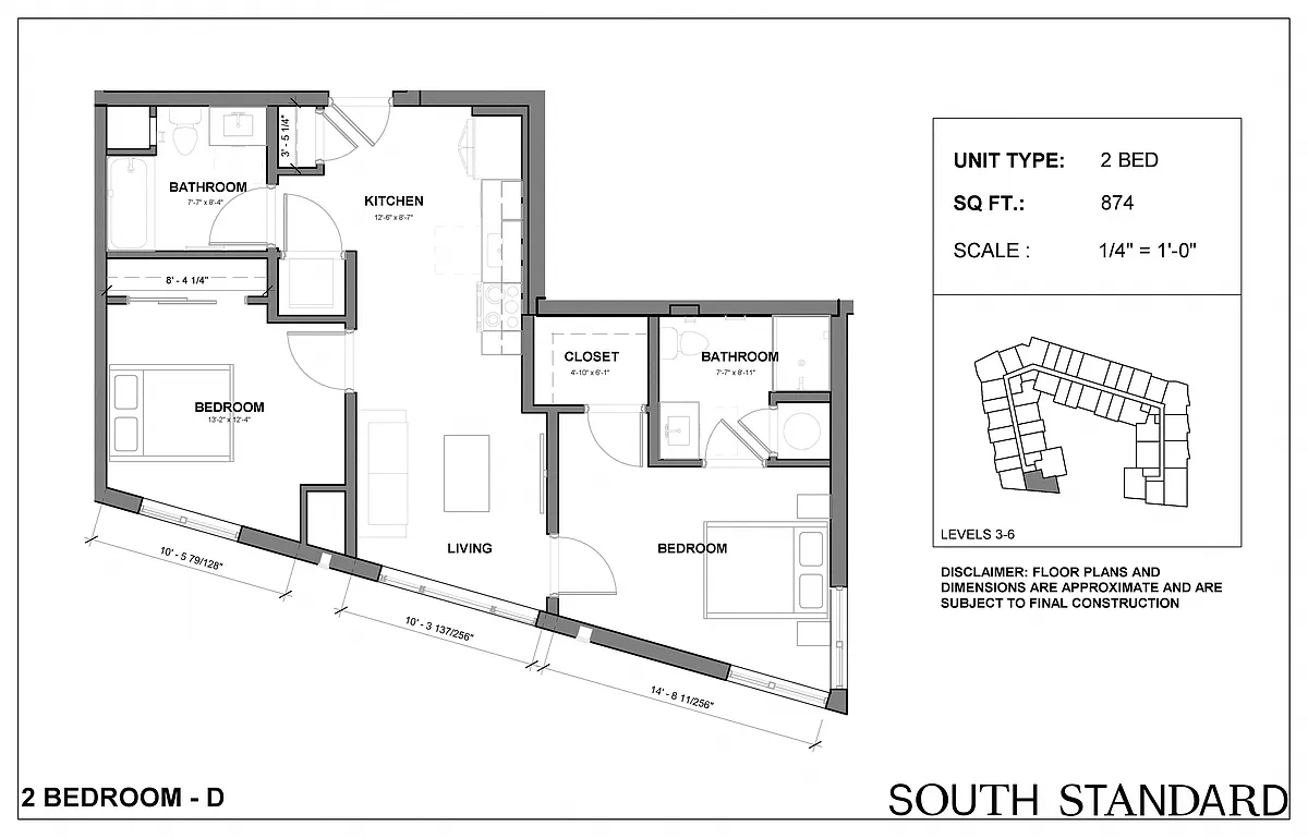 Floor plan 2BD