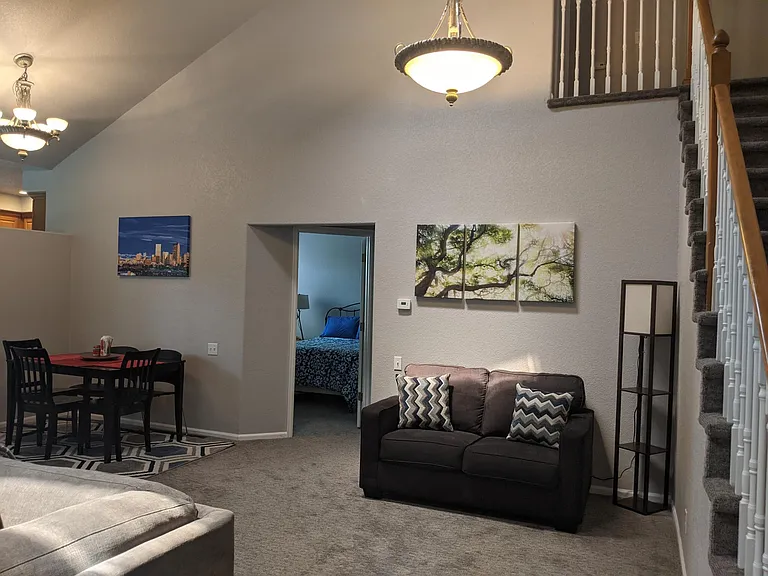 Updated interior paint and light fixtures.