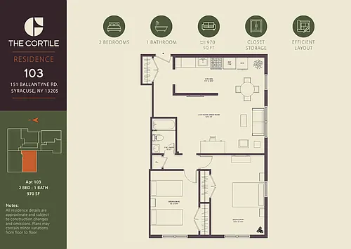 Floor plan 103