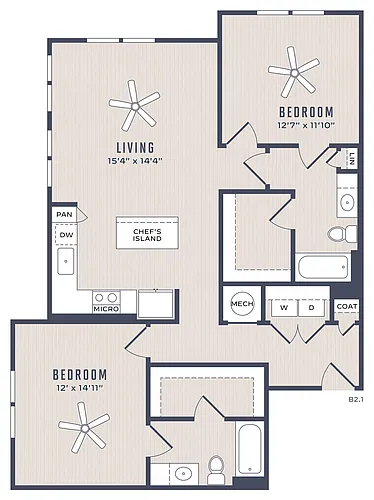 Floor plan B2