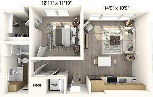 Floor plan A2b