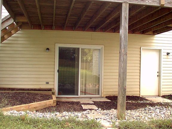 Rear of house under deck