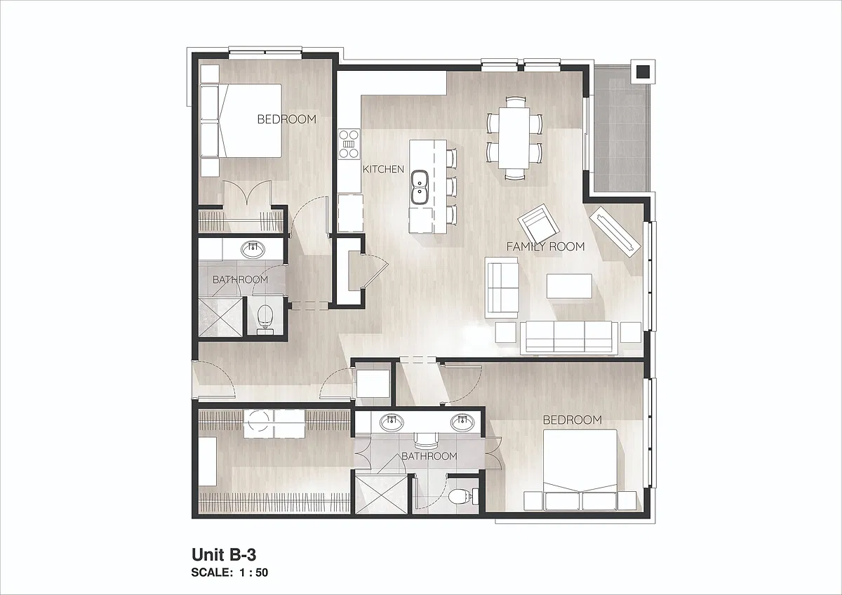 Floor plan B-3