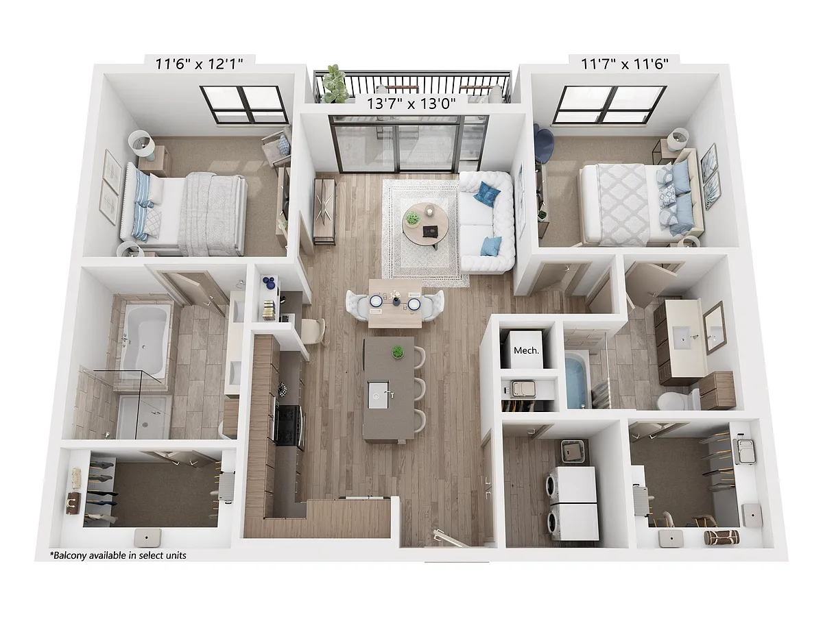Floor plan B2