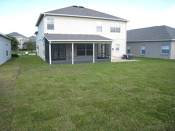 Rear yard and screened porch