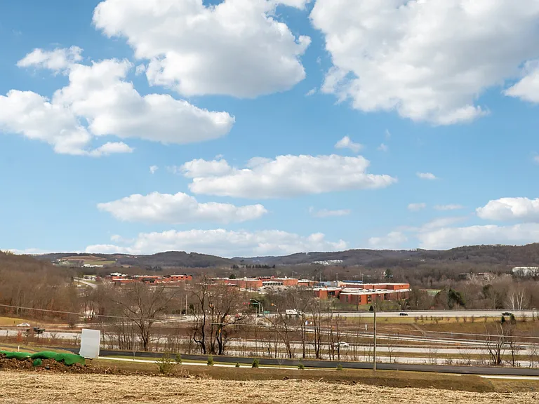 View from walkout basement - pond, community walking trail and Seneca valley school