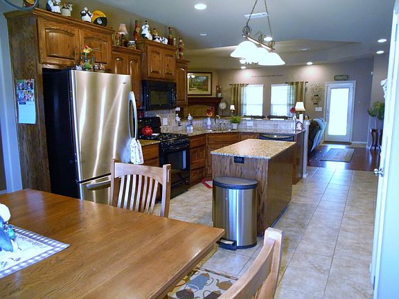 Dining overlooking kitchen