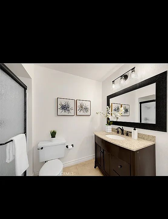 Hall bath with shower