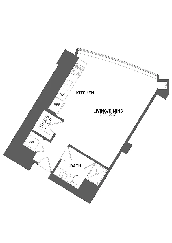 Floor plan Studio-S1-2
