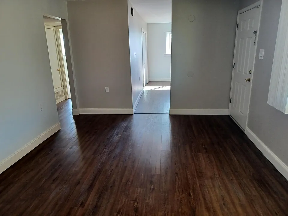 Front door and living space