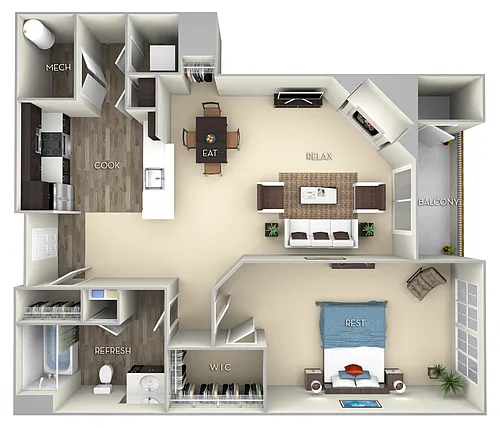 Floor plan York