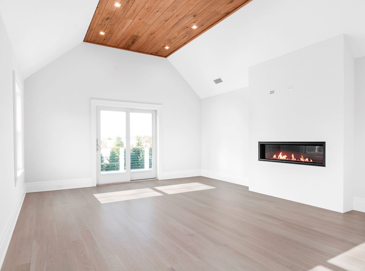  Master Bedroom with Fireplace and Deck