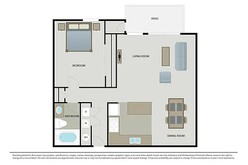 Floor plan Plan 1A