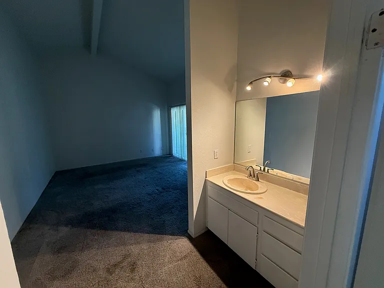 Master bedroom with sink