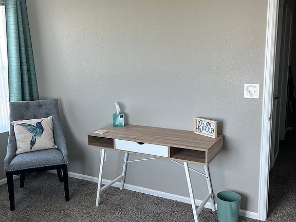 Side Chair with 4' x 2' Desk