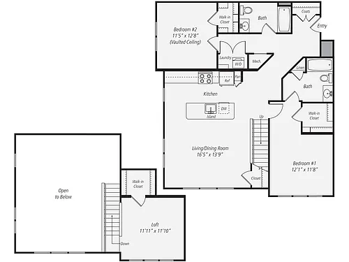 Floor plan B3L-1455