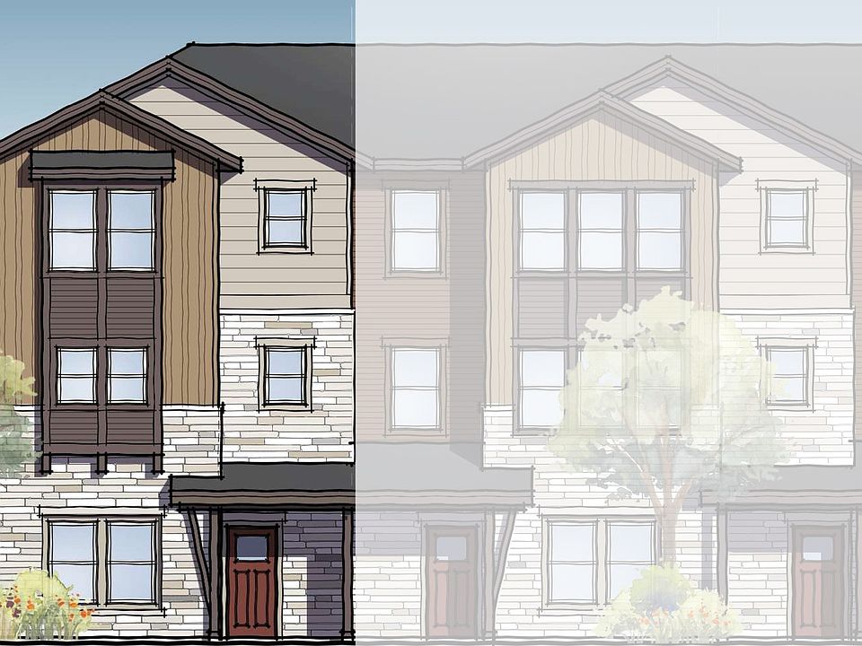 Discover Windler s townhomes with stone accents, wood panels, lush landscaping.