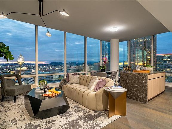 THEA at Metropolis Two Bedroom Living Area