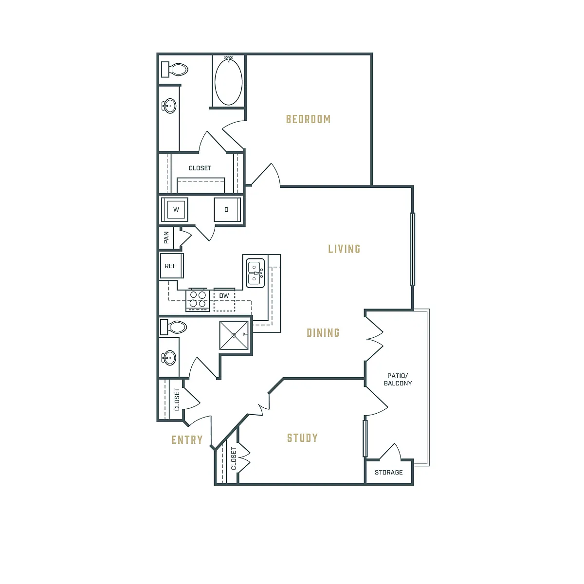 Floor plan B1R