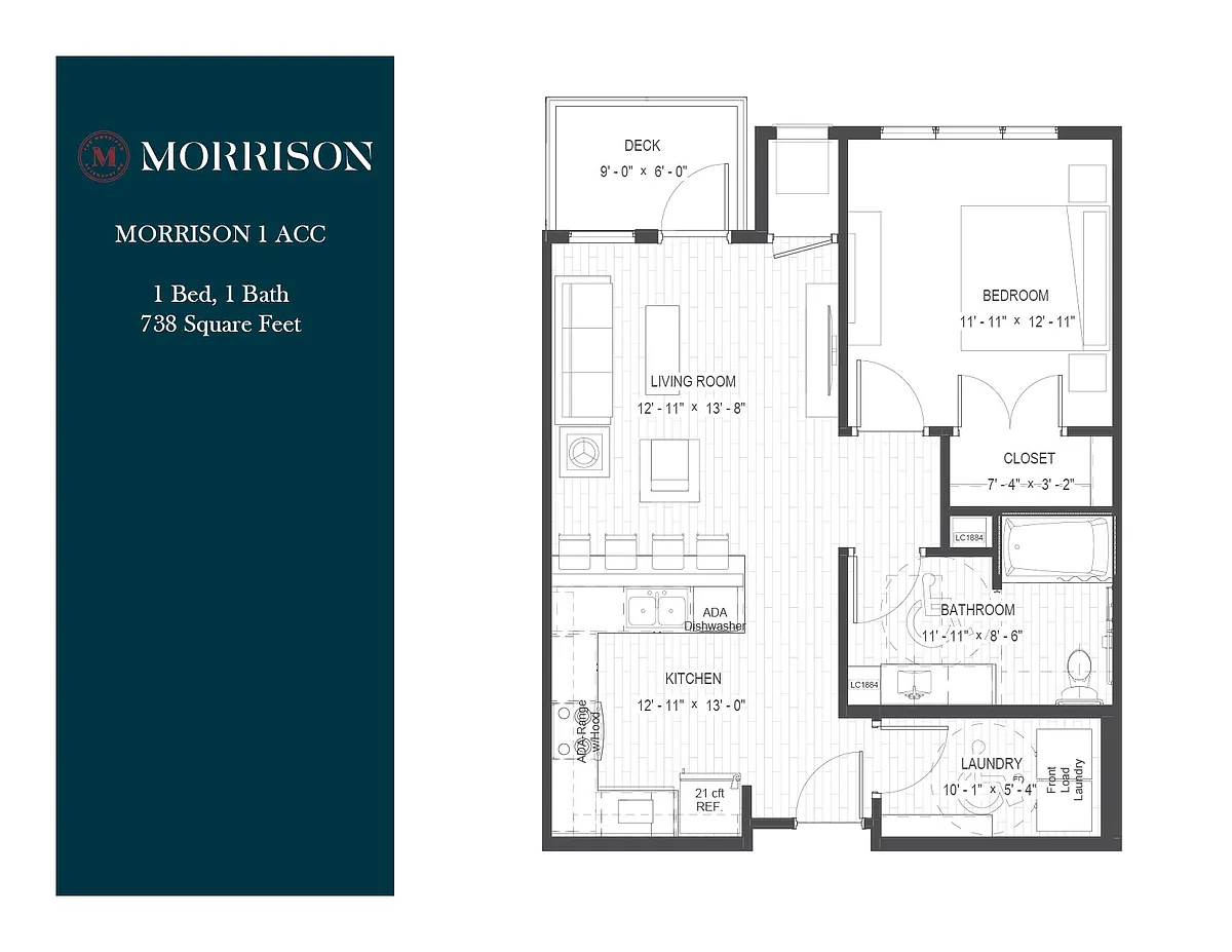 Floor plan Morrison - ACC