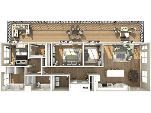 Floor plan B5D-1645-1